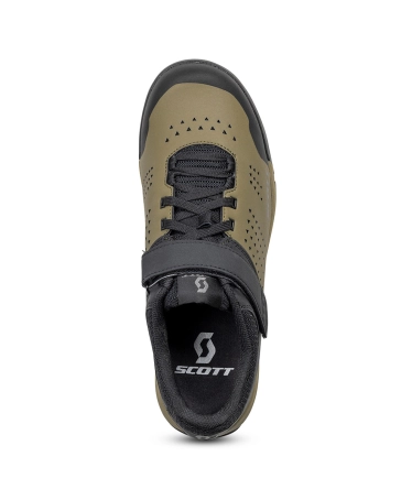 Chaussures VTT Homme MTB SHR-ALP LACE STRAP Noir/Vert