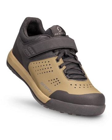 Chaussures VTT Homme MTB SHR-ALP LACE STRAP Noir/Vert