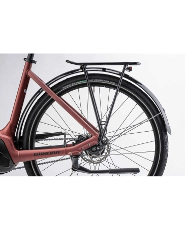 Vélo électrique urbain Unisexe TRIA N8 ECO WAVE Rouge