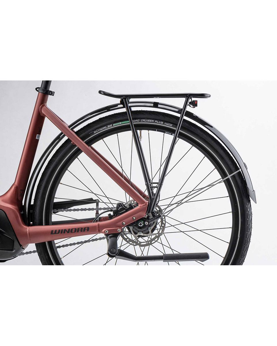 Vélo électrique urbain Unisexe TRIA N8 ECO WAVE Rouge