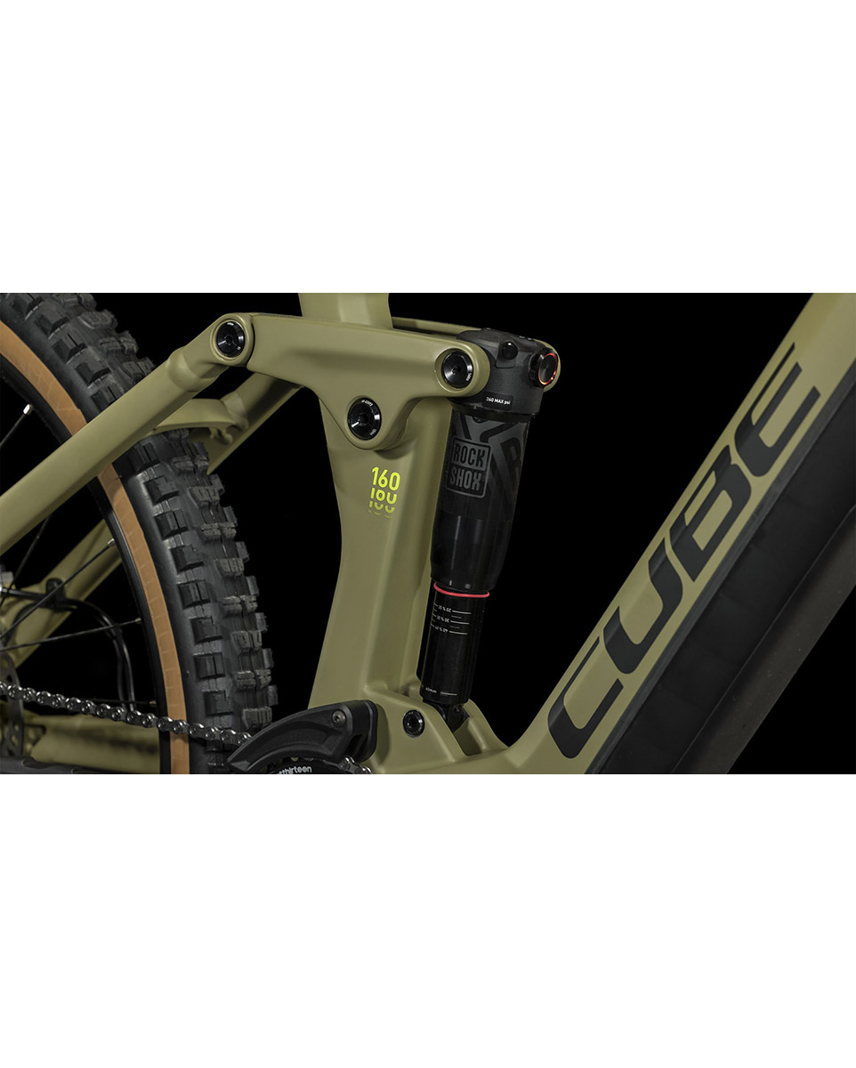 VTT électrique tout suspendu STEREO HYBRID 160 HPC RACE 750 Vert