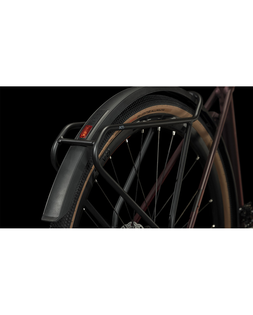 Vélo fitness Homme NULANE RACE FE Bordeaux/Noir